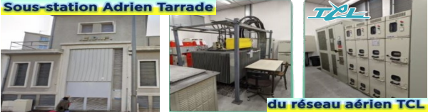 Sous-station Adrien Tarrade du réseau aérien TCL