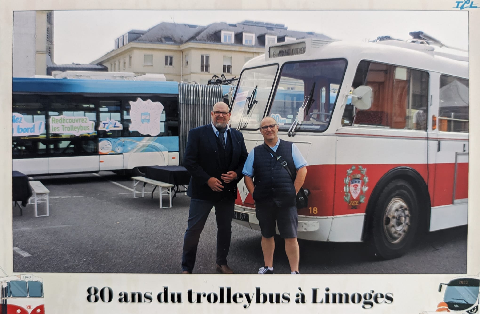 Vue d'un trolleybus sur le réseau