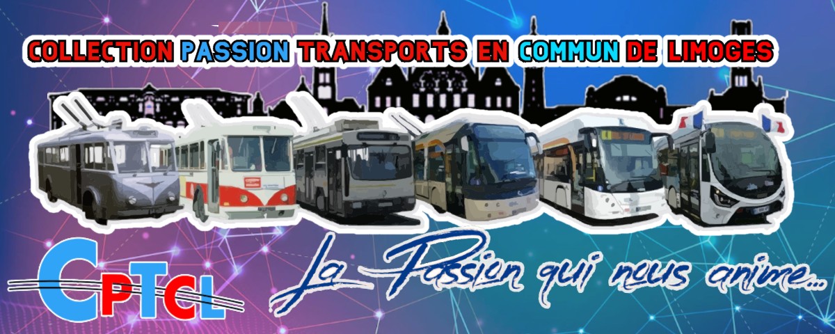 Trolleybus CPTCL devant les monuments de Limoges