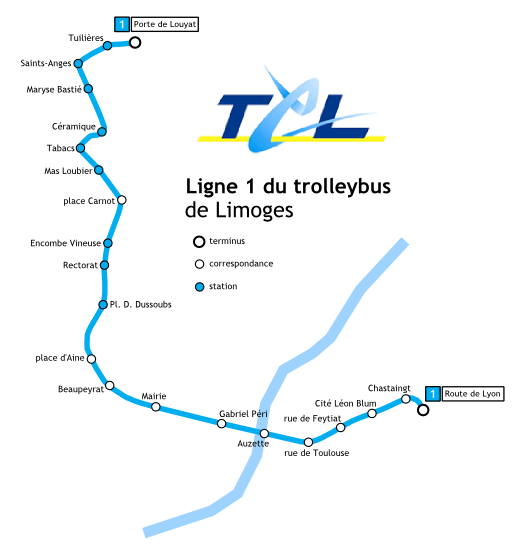 Trolleybus Cristalis Ligne 1
